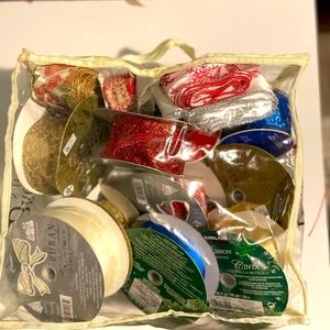 12 spindles of high quality ribbon & pre made bows